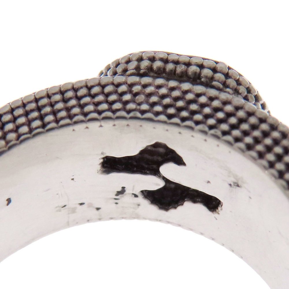Gucci Interlocking G Ring, Silver, Women's, Gucci - image 8